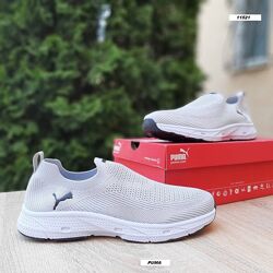Кросівки чоловічі літні Puma світло сірі