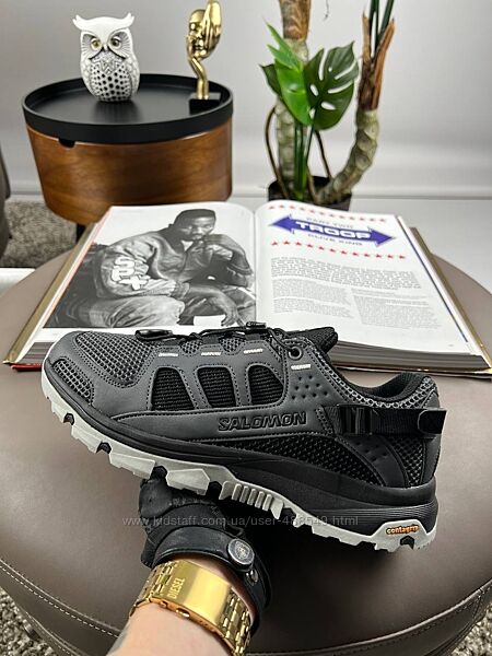 Кросівки чоловічі Salomon Tech Amphib 5 Dark Grey