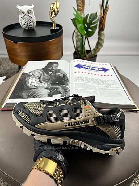 Кросівки чоловічі Salomon Tech Amphib 5 Black Sand
