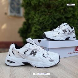 Кросівки чоловічі New Balance 530 білі з чорним