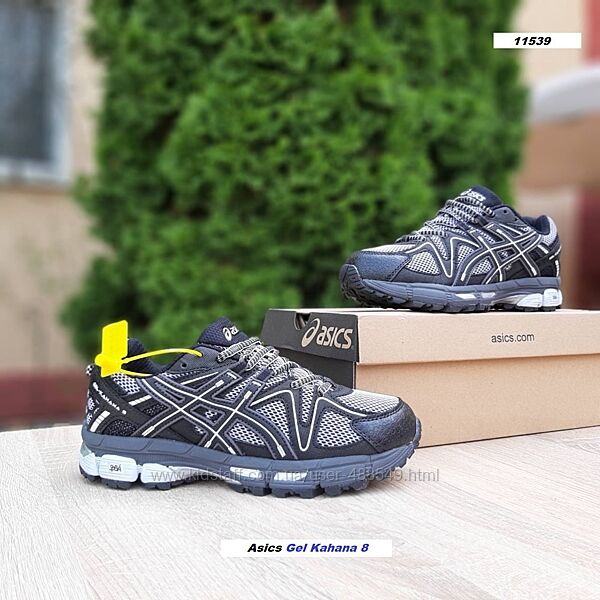 Кросівки чоловічі Asics Gel Kahana 8 чорні з білим