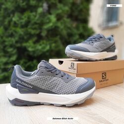Кросівки чоловічі Salomon Elixir Activ сірі з салатовим