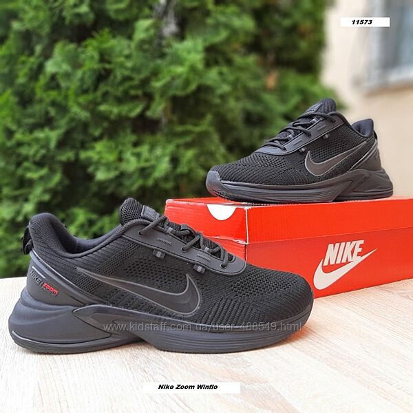 Кросівки чоловічі Nike Zoom Winflo petrol чорні