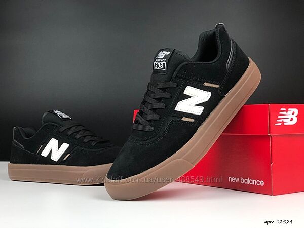 Кросівки чоловічі New Balance Numeric Jamie Foy 306 чорні з коричневим