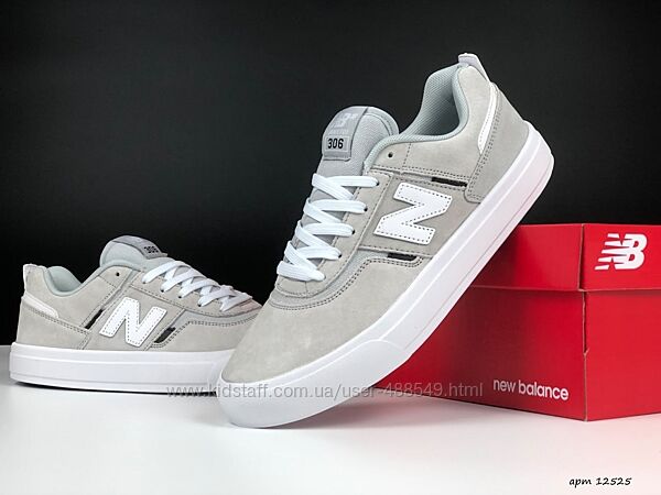 Кросівки чоловічі New Balance Numeric Jamie Foy 306 світло сірі