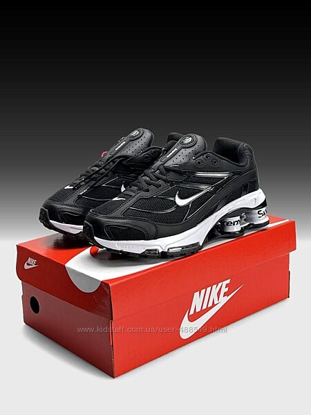 Кросівки чоловічі Nike x Supreme Shox Ride 2 SP Black white  