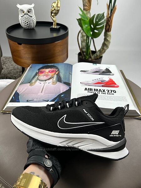 Кросівки чоловічі Nike Air Zoom Black White