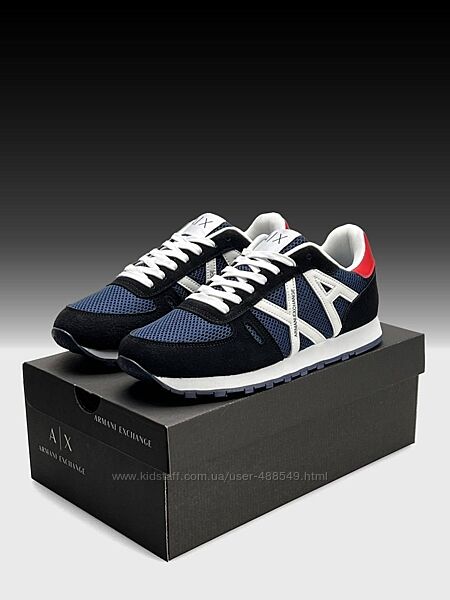 Кросівки чоловічі Armani Exchange Black navy