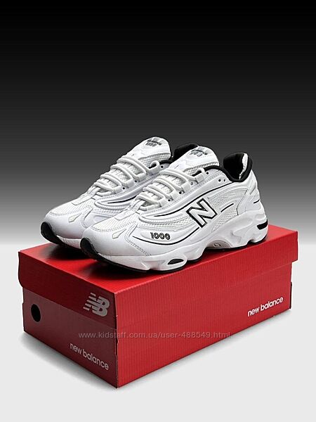 Кросівки чоловічі New Balance 1000 White Black 