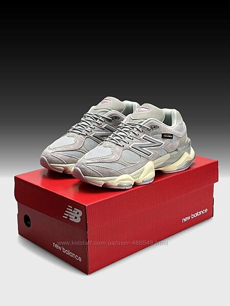 Кросівки жіночі New Balance 9060 Light Grey Pink замша/текстиль