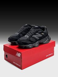 Кросівки чоловічі New Balance 9060 Black замша/текстиль