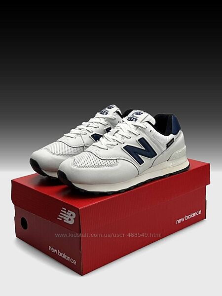 Кросівки чоловічі New Balance 574 White Navy