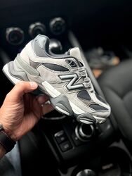 Кросівки жіночі New Balance 9060 сірі, замша/текстиль