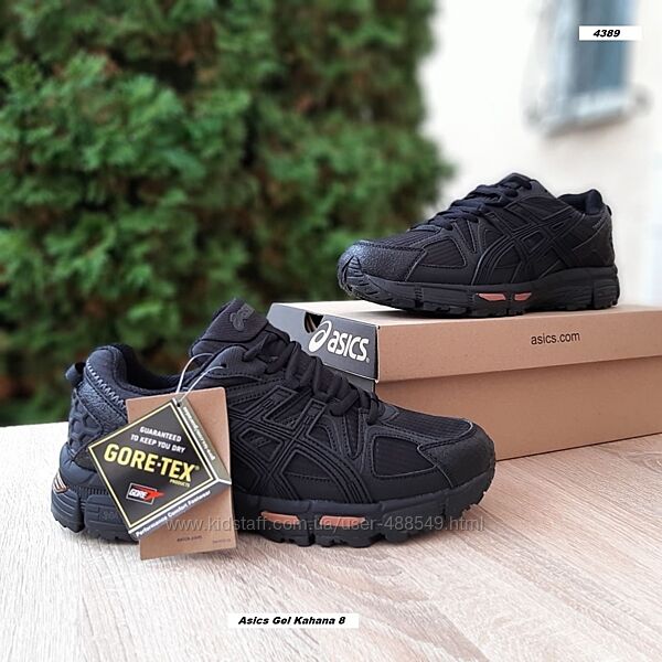 Зимові чоловічі кросівки Asics Gel Kahana 8 чорні 