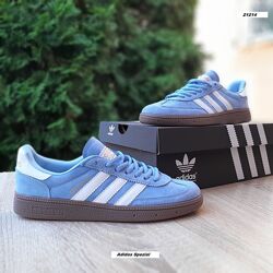 Кросівки жіночі Adidas Spezial блакитні 
