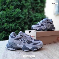 Кросівки чоловічі New Balance 9060 темно сірі з сірим