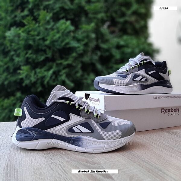 Кросівки чоловічі Reebok Zig Kinetica білі з чорним