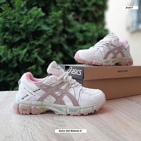 Кросівки жіночі Asics Gel Kahana 8 Білі з рожевим
