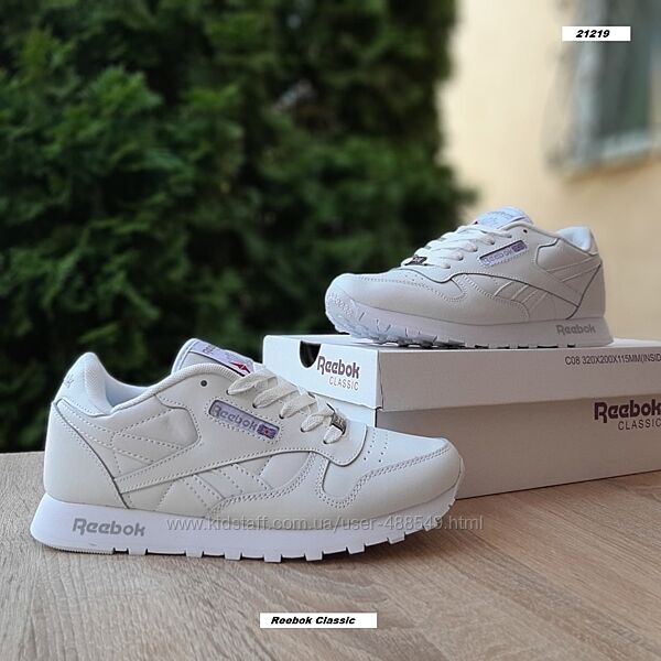 Кросівки жіночі Reebok Classic Leather білі 