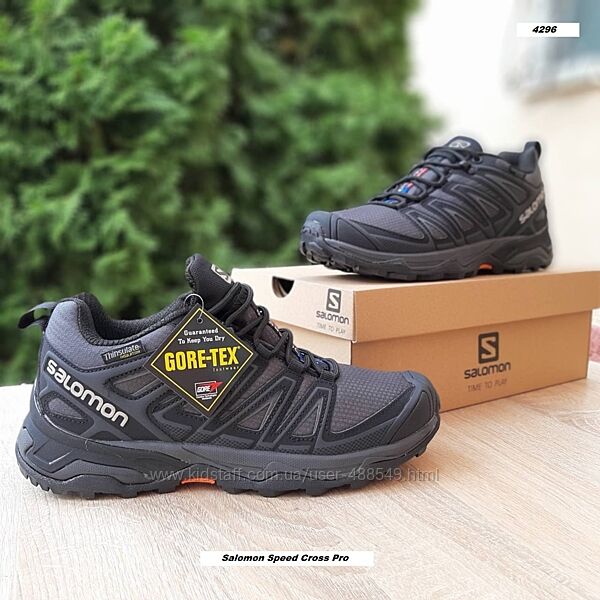 Зимові чоловічі кросівки термо Salomon Speed Cross Pro Gore-Tex Thinsulate 