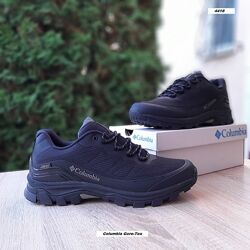 Зимові чоловічі кросівки термо Columbia Gore-Tex великани 47-49р чорні