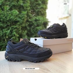 Зимові чоловічі кросівки термо Merrell ICE CUP MOC ІІІ Чорні з салатовим