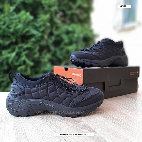 Чоловічі кросівки термо Merrell Ice Cap Moc IIІ Stretch Low чорні 