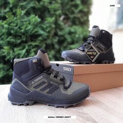 Зимові чоловічі черевики Adidas TERREX SWIFT R3 GTX LOW хакі
