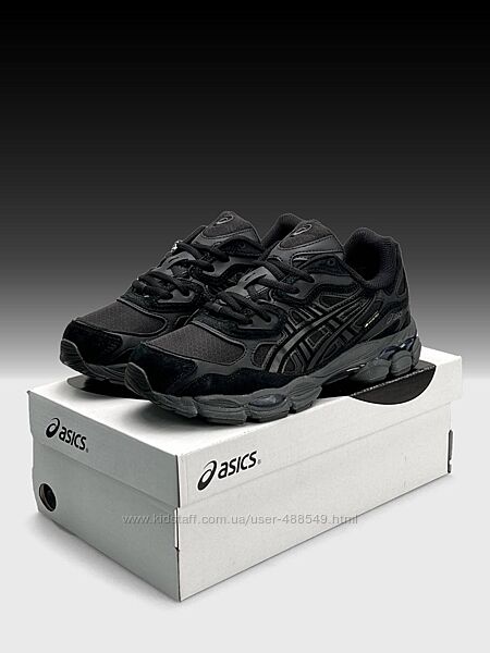 Зимові чоловічі кросівки термо ASICS Gel-NYC GTX Black чорні