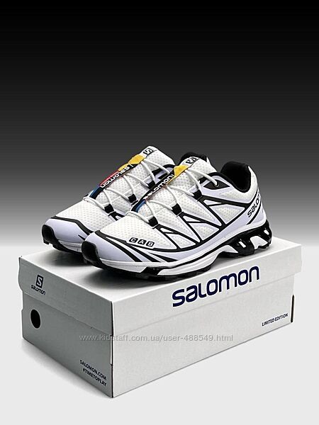 Чоловічі кросівки Salomon XT-6 White Black
