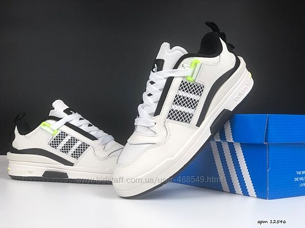 Кросівки чоловічі Adidas Forum IE7114 білі з чорним
