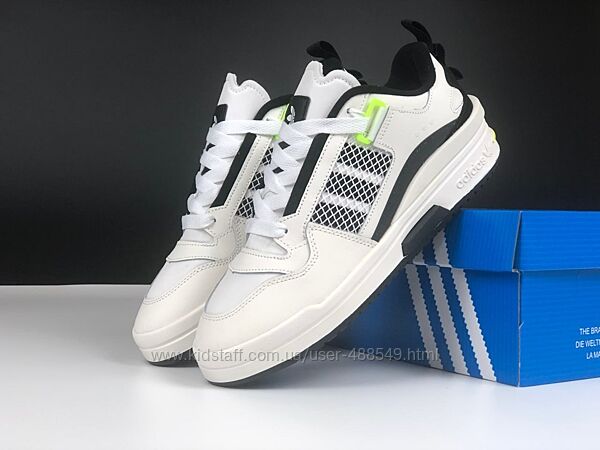 Кросівки підліток Adidas Forum IE7114 білі з чорним