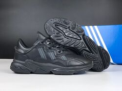 Кросівки чоловічі Adidas Ozweego чорні шкіра