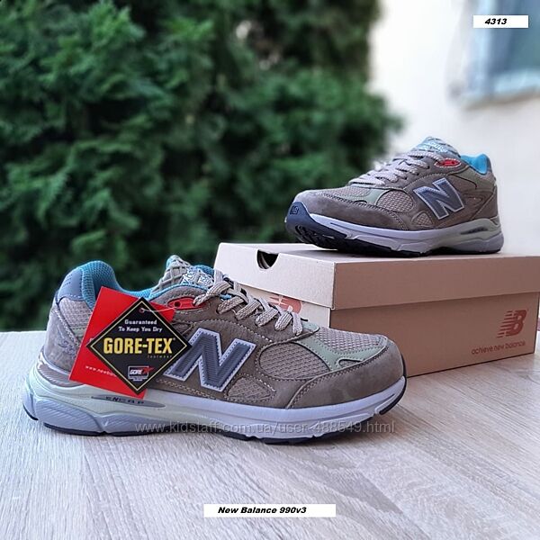 Зимові чоловічі кросівки термо New Balance 990v3 x Bodega Anniversary