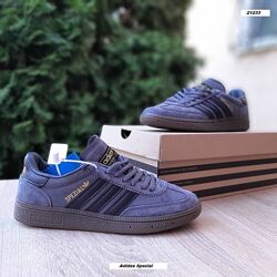 Кросівки жіночі Adidas Spezial Dark Grey Black Gum сірі 