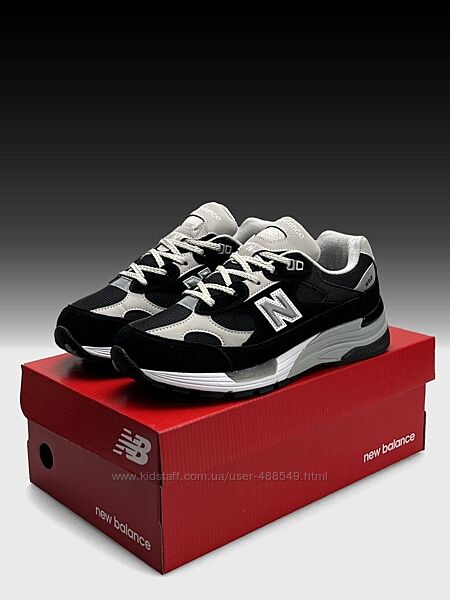 Кросівки чоловічі New Balance 992 Black Beige