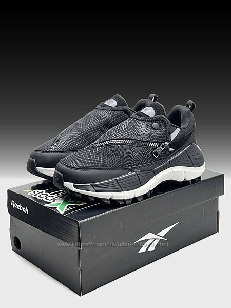 Кросівки чоловічі Reebok Zig Kinetica 2.5 Edge x Spyder чорні з білим