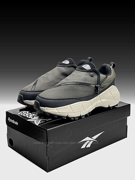 Кросівки чоловічі Reebok Zig Kinetica 2.5 Edge x Spyder Khaki Black 