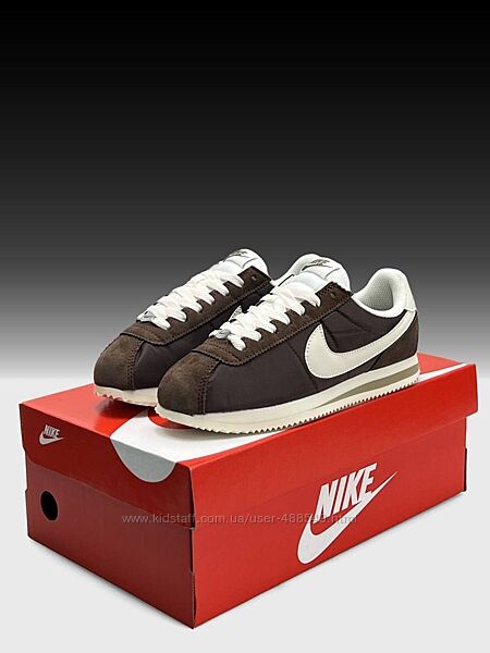 Кросівки жіночі Nike Cortez Brown White 