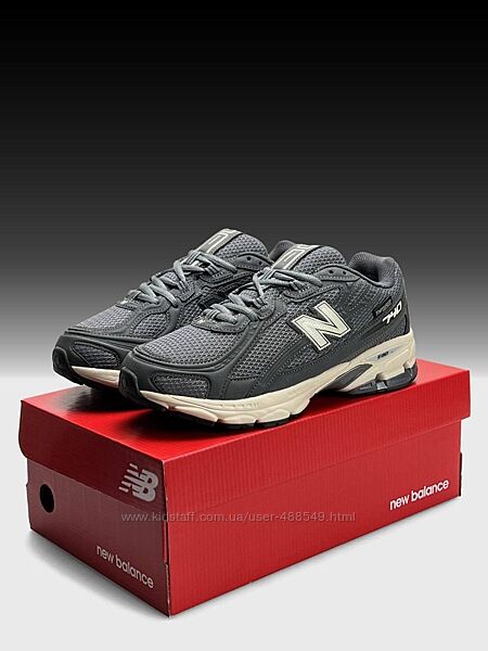 Зимові чоловічі кросівки термо New Balance 740 GTX Grey Beige  