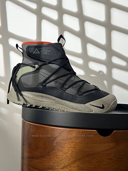 Зимові черевики з хутром Nike ACG Air Terra Antarktik Fur Khaki Black