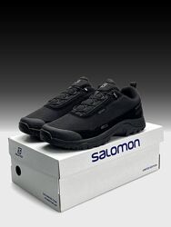 Зимові чоловічі кросівки термо Salomon Shelter Gore-tex Black