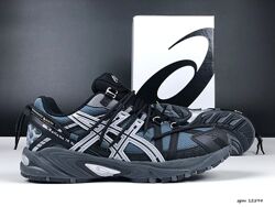 Зимові чоловічі кросівки термо Asics Gel-Kahana TR V2 синій з чорним