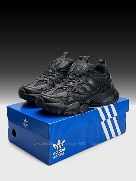 Зимові чоловічі кросівки термо Adidas XLG Runner Deluxe GTX  Black