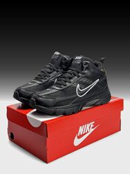 Зимові чоловічі кросівки високі з хутром Nike Initiator High Fur чорні