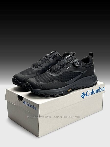 Чоловічі кросівки термо Columb1a X-Mission BOA Gore-Tex чорні з сірим