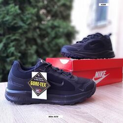 Зимові чоловічі кросівки термо Nike ACG AIR WILDHORSE Gore-Tex чорні 