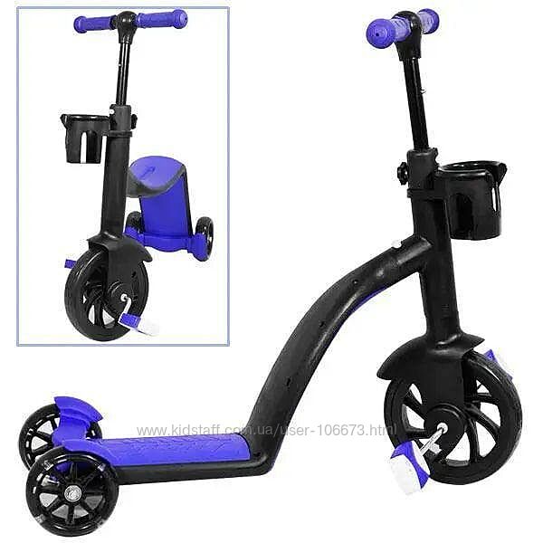 Самокат, велосипед, біговел best scooter 3 в 1