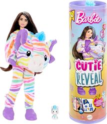 Лялька Барбі Barbie Cutie Reveal Кольорові Мрії Зебра