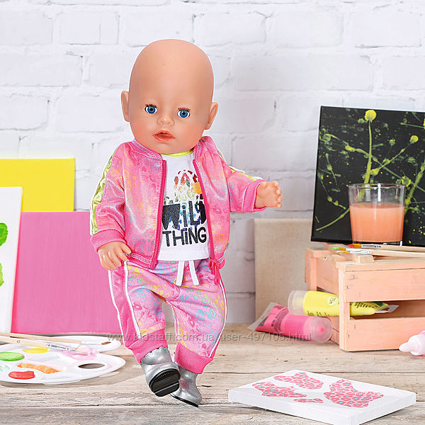 Набор одежды для куклы BABY born - Трендовый розовый беби борн